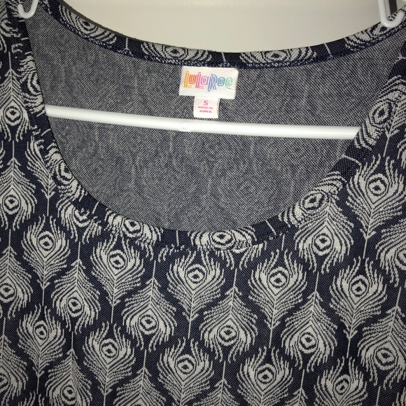 LuLaRoe Dress - Nicole - Peacock Pattern (S) - Picture 2 of 4